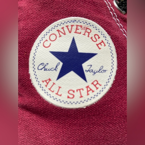 Converse Chuck Taylor All Star Classic High Top Upcycled Cherry Women 9 Men 7 - Picture 5 of 14